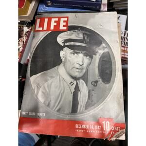 Life Magazine, December 14, 1942, 1st actual Pearl Harbor damage photos released